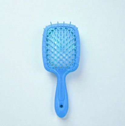  Зображення Janeke Superbrush the original гребінець продувна, щітка для волосся синього кольору 